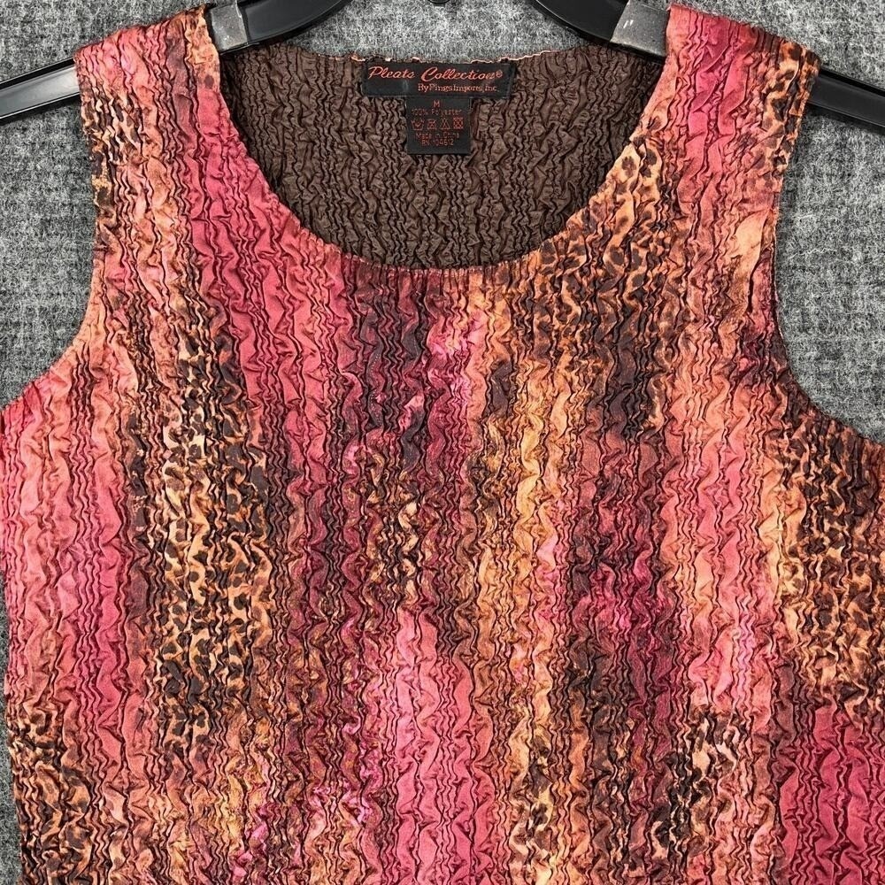 Vintage Y2K Pleats Collection Pleated Top